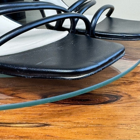 NINE WEST Strappy Open Toe Heel Sandals Platform Block Heels Size 13 - Picture 9 of 16